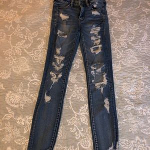 American Eagle ripped jeans